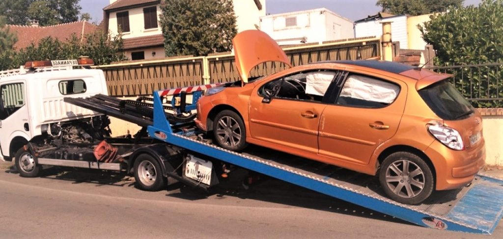 remorquage de voiture
